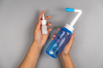 nasal spray and spray bottle